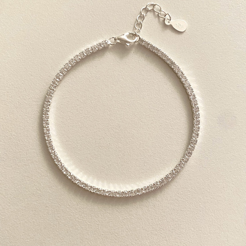 HATAS - Silver Diamond Bracelet