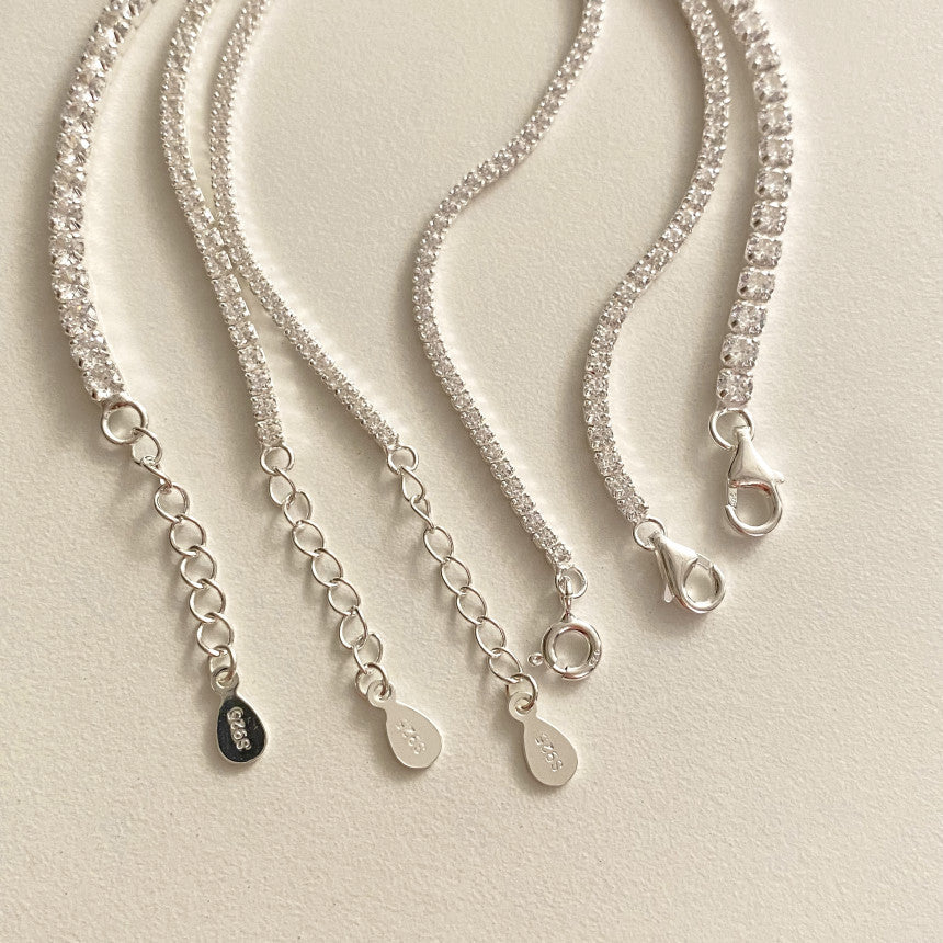 HATAS - Silver Diamond Bracelet